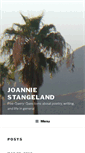 Mobile Screenshot of joanniestangeland.com