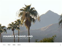 Tablet Screenshot of joanniestangeland.com